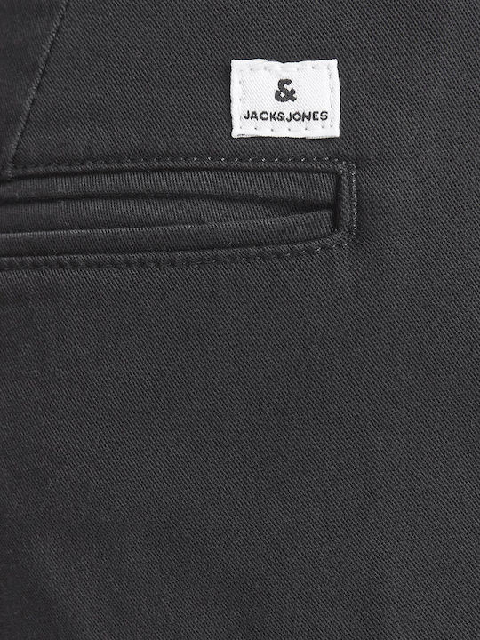 Trousers Chino Elastic in Slim Fit Black
