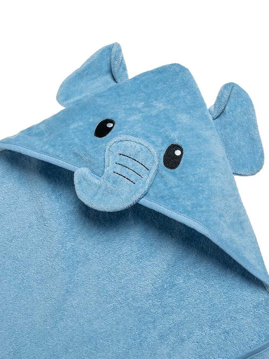 Alouette Baby Hooded Elephant Bath Towel 75x75cm
