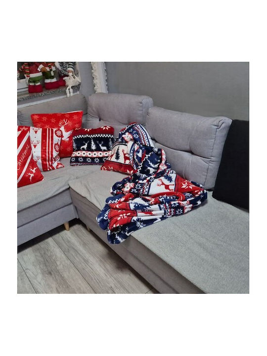 Ruhhy Κουβέρτα Fleece Μονή 160x200εκ. Πολύχρωμη