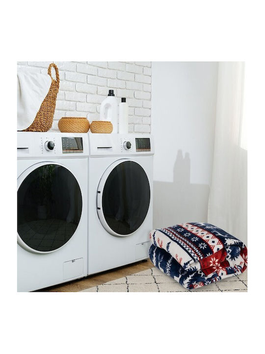 Ruhhy Κουβέρτα Fleece Μονή 160x200εκ. Πολύχρωμη