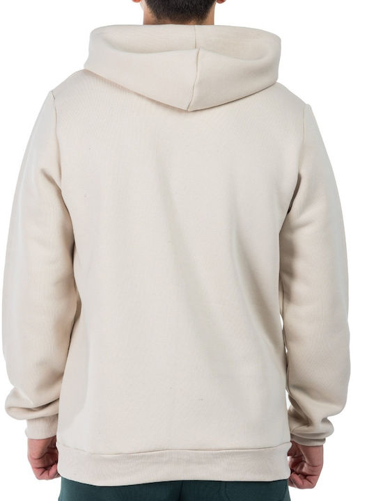 Target Sweatshirt with Hood Ecru