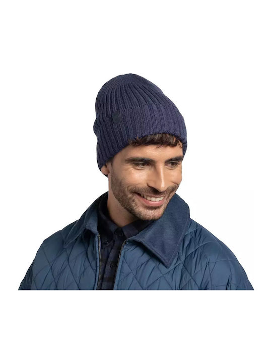 Norval Beanie Beanie Knitted in Navy Blue color