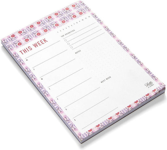 Letts Notizbuch A5 60 Blätter Rosa