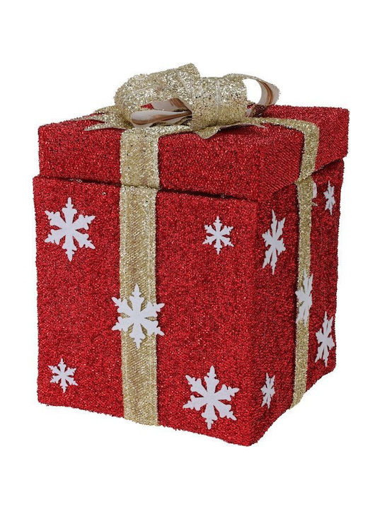 Weihnachtliche Figur Rentier Rot Höhe 30cm mit Musik