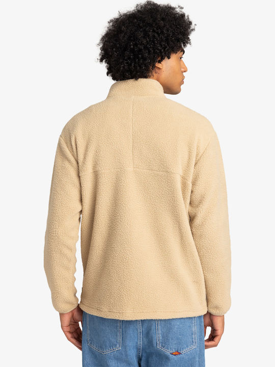 Clean Coast Cardigan Fleece pentru Bărbați Beige