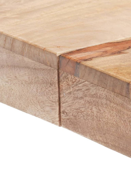 Platz Tisch Speisesaal aus Massivholz Coffee 120x120x77cm