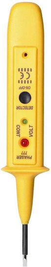 Orno Fazer 777 Electronic Multifunction Tester 3-500v Ac Dc Continuity Testing 3 X Lr44 Yellow
