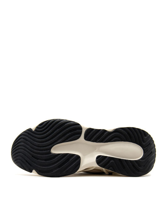 Chunky Sneakers Ecru- Black- Beige