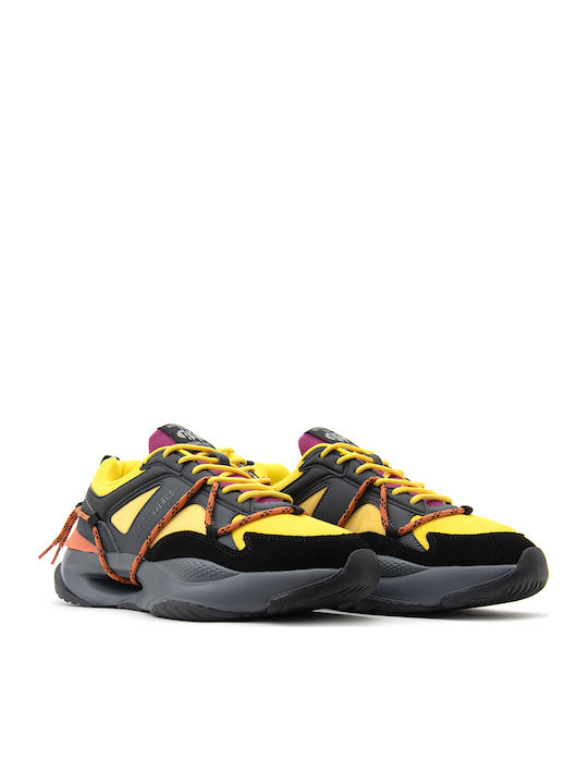 Chunky Sneakers Yellow-Black-Purple