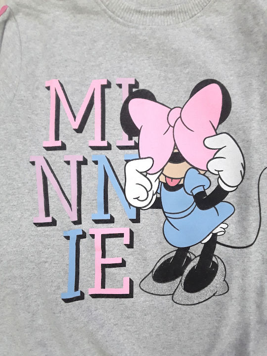 Disney Kids Sweatshirt Gray Miss Minnie