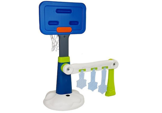 Lean Toys Indoor & Outdoor Basketball Hoop with Stand & Ball