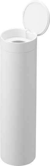 Yamazaki Metallic Tissue Holder White 6.8x6.8x25cm