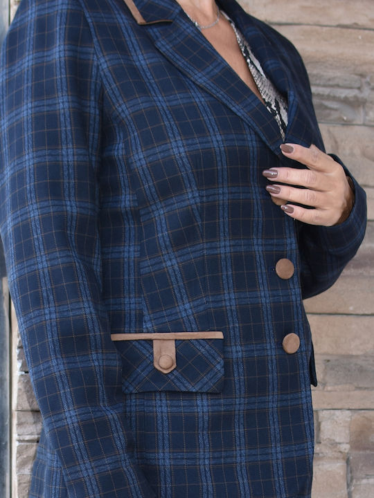 Estetica Blazer pentru femei Sacou blue