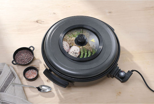 Tigaie electrică pentru prăjit și copt 40cm 1400w Hendi 239506