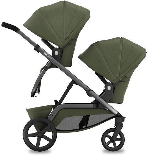 Redsbaby Nuvo Adjustable Double Stroller Suitable for Newborn Ivy