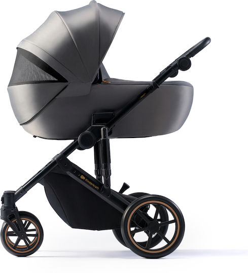 Kinderkraft Prime 2 Adjustable 2 in 1 Baby Stroller Suitable for Newborn Shadow Grey