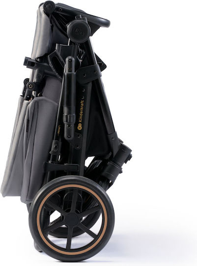 Kinderkraft Prime 2 Adjustable 2 in 1 Baby Stroller Suitable for Newborn Shadow Grey