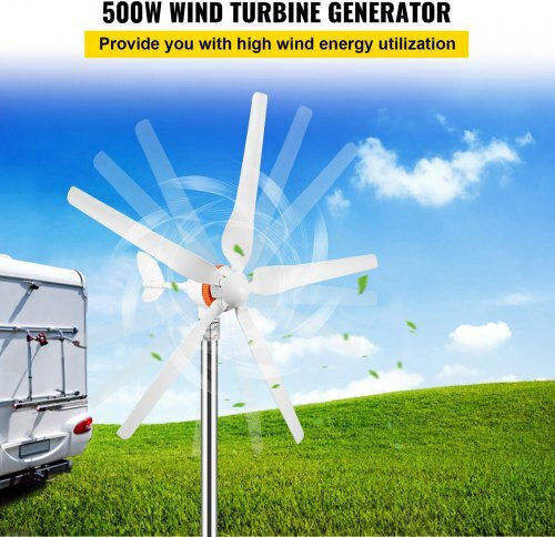 Vevor Ανεμογεννήτρια Ονομαστικής Ισχύος 500W