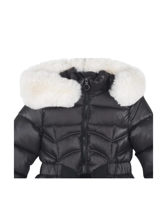 Kinder Freizeitjacke mit Kapuze Black