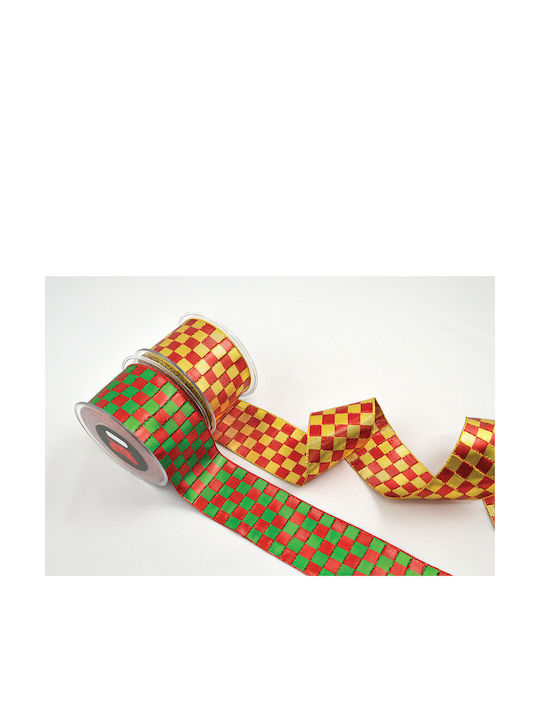 LiebeQueen Christmas Ribbon Red 900x6.3cm 1pc