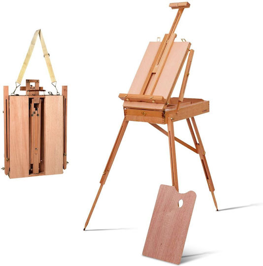 Costway Καβαλέτο За Рисуване Дърво 114x183см.