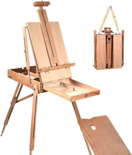 Costway Καβαλέτο За Рисуване Дърво 114x183см.