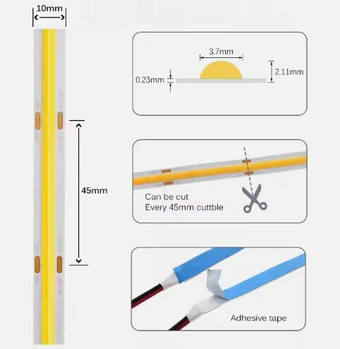 Home Lighting Ταινία LED 24V Θερμό Λευκό Φως 1m Τύπου COB