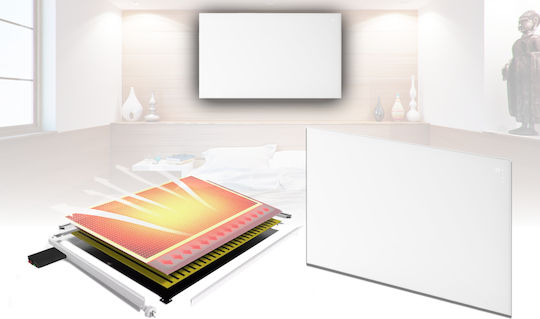 Thunder Comfort Panou Radiant cu Infraroșu de Perete Metalic 960W Alb 120x80cm