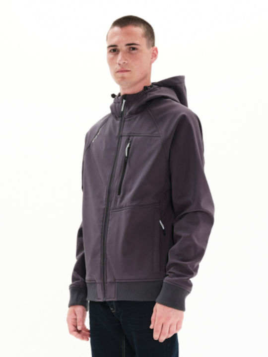 Geci barbati Bomber Waterproof și cu protecție împotriva vântului Gri