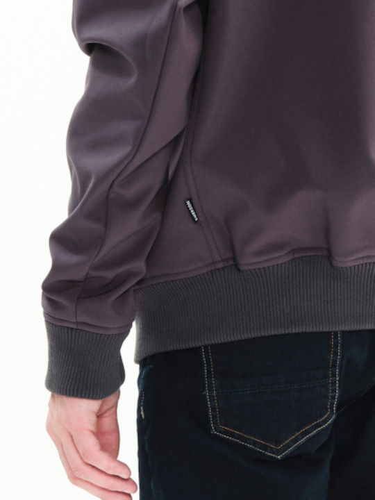 Geci barbati Bomber Waterproof și cu protecție împotriva vântului Gri