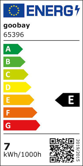 Goobay Λάμπα LED 7W 108mm για Ντουί E27 Θερμό Λευκό 806lm