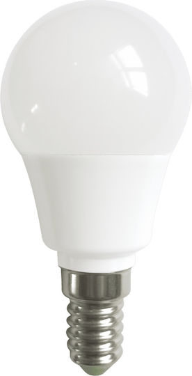 Glou LedArt Λάμπα LED 6W 89mm για Ντουί E14 και Σχήμα P45 Φυσικό Λευκό 470lm