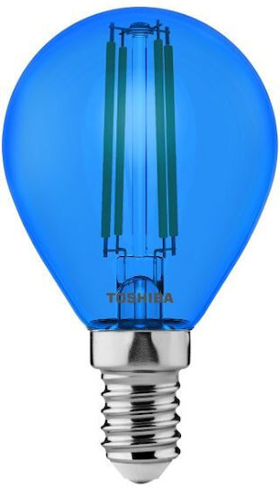 Toshiba LED-Lampe 4.5W für Fassung E14 und Form G45 Rot