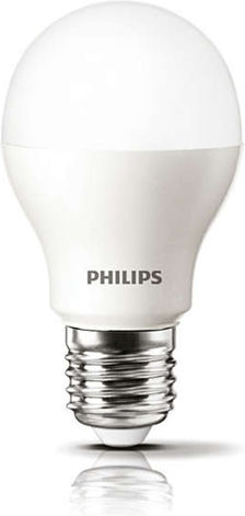 Philips Socket LED Bulb 8W 100mm for Socket E27 and Shape A60 Natural White 806lm