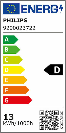 Philips Λάμπα LED 13W 177mm για Ντουί E27 Φυσικό Λευκό 2000lm