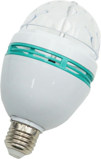 Λάμπα LED 3W 150mm για Ντουί E27 RGB 270lm