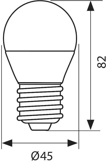Vivalux Max Led Λάμπα LED 8W για Ντουί E27 Ψυχρό Λευκό 806lm