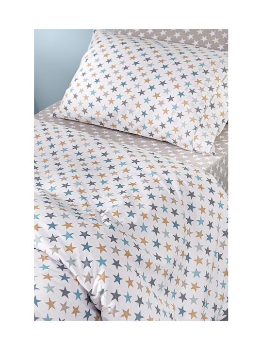 Guy Laroche Комплект чаршафи Единично Памучни Cosmos 165x250см 3бр Guy Laroche Комплект чаршафи Единично Памучни Cosmos 165x250см 3бр