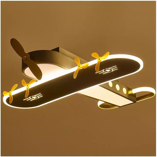 Aviator Ceiling Light Grey Elbulgaria 3000k-4000k-6000k Led 56w 2454