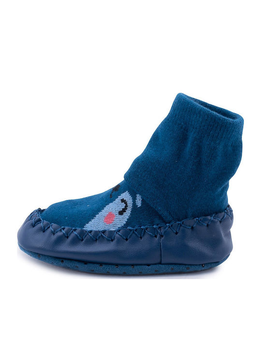 Love4shoes Kids' Slipper Socks Blue