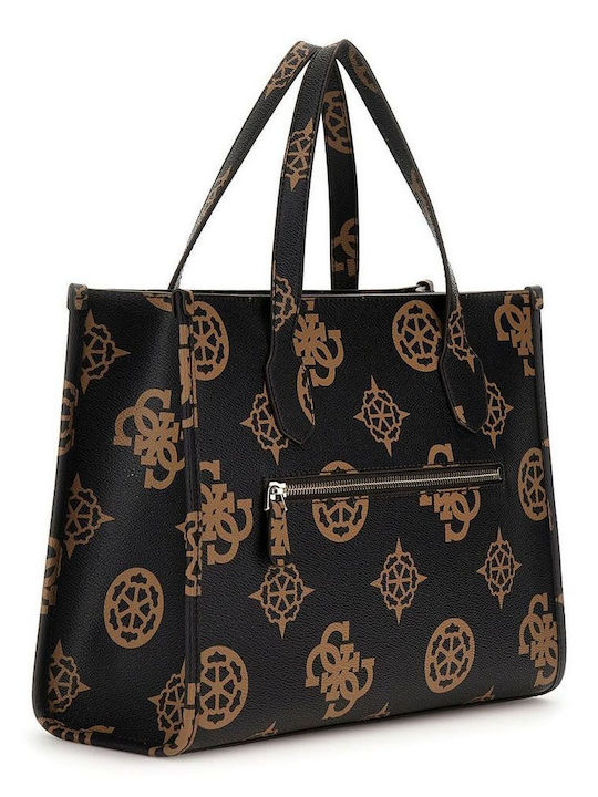 Guess Silvana 2 Women's Bag Tote Hand Brown