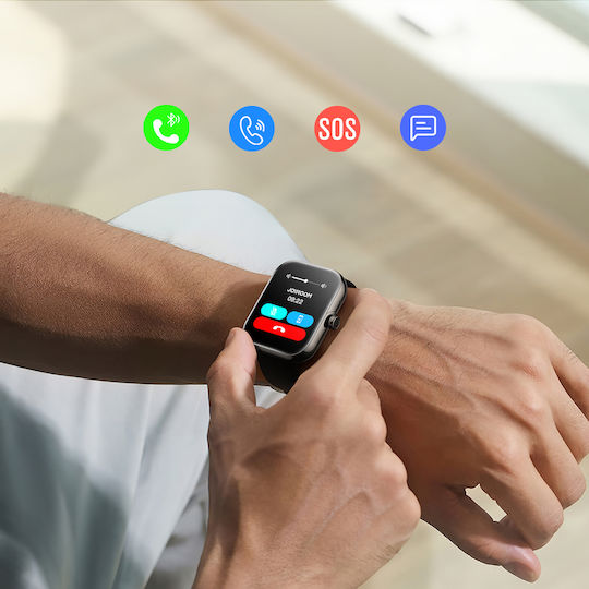 Joyroom JR-FT5 Plus Smartwatch mit Pulsmesser (Schwarz)