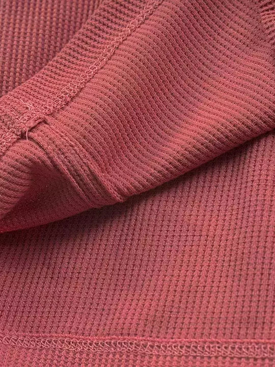 Kids Sweatshirt with Hood and Pockets Pink Together
