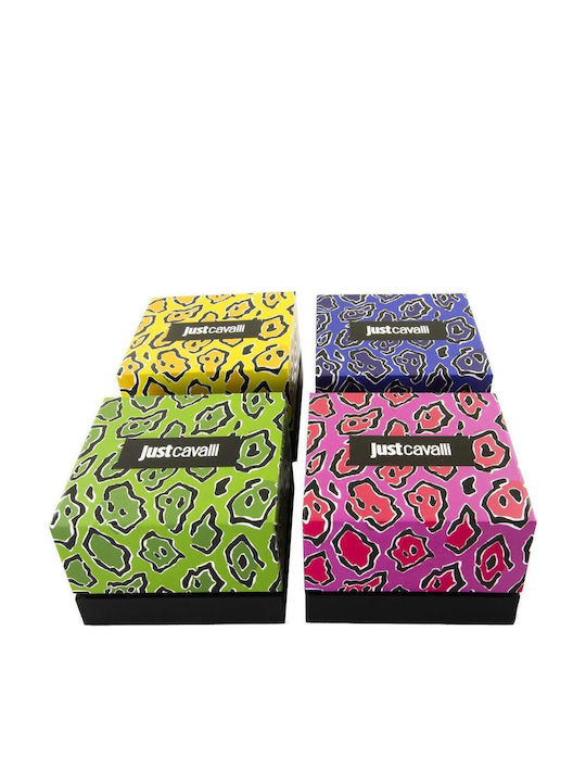 Just Cavalli Animalier Damen Uhr mit Silber Metallarmband