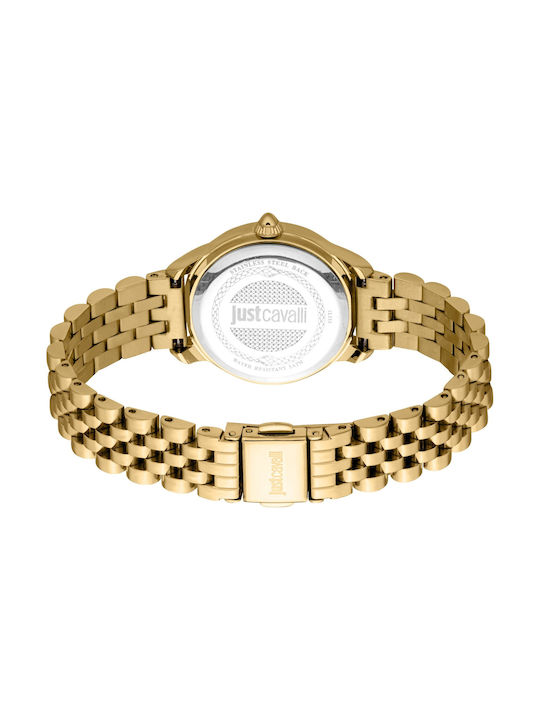 Just Cavalli Animalier Watch with Gold Metal Bracelet