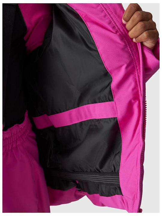 Kinder Freizeitjacke mit Kapuze Fuchsie