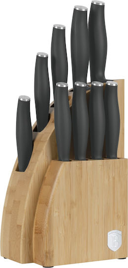 Berlinger Haus Anthracite Collection Set Cuțite Cu Bază Din Oțel Inoxidabil 9 Bucăți