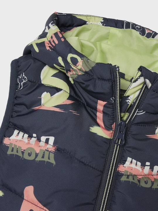 Kids' Casual Jacket Sleeveless with Hood Gray