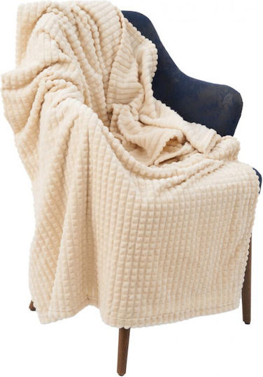 Heinner Fleece Decke Einzeln 150x200cm Crem Heinner Fleece Decke Einzeln 150x200cm Crem