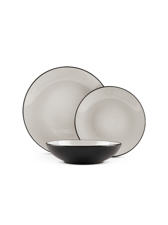 Berlinger Haus White Ceramic Dinnerware Set 18pcs